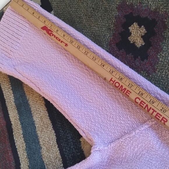 Free People FP Beach NEW Melanie Pastel Purple Oversized Slouchy Sweater Tunic S - Picture 7 of 16